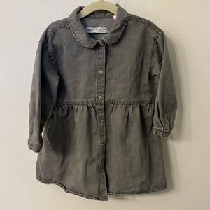 LIKE NEW ZARA DENIM DRESS